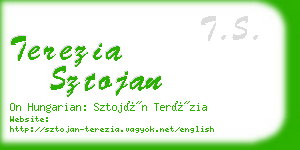 terezia sztojan business card